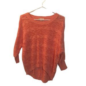 pandemonium oversized lace knit top